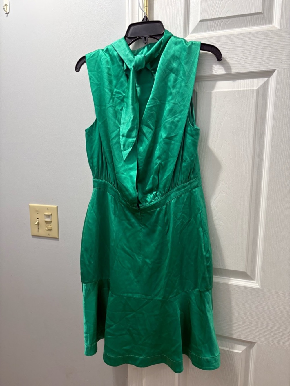 Saloni Silk Mini Dress Size 8 Open Back - Picture 2 of 4
